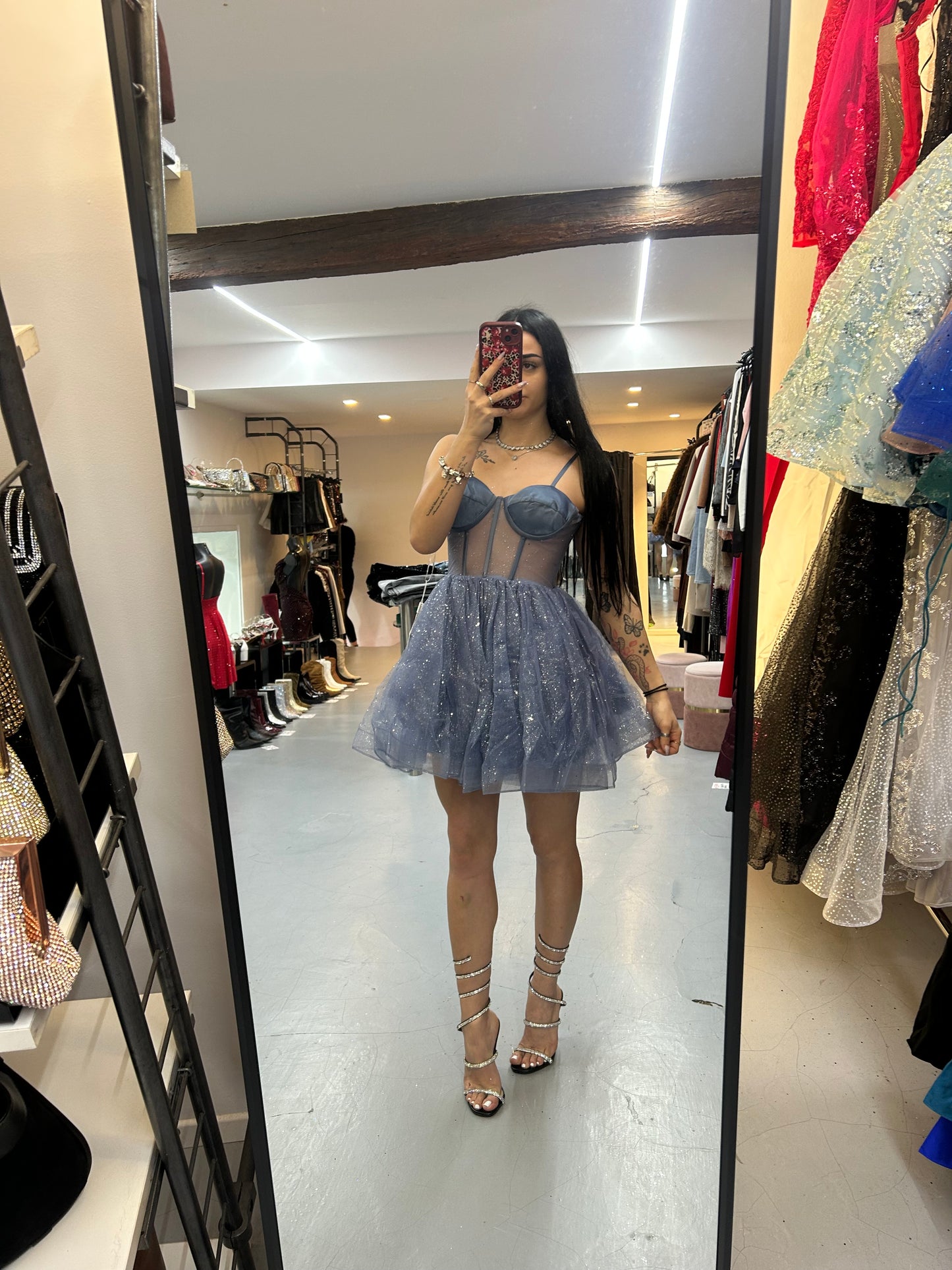Abito da cerimonia corto principessa