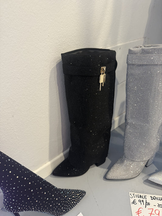 Stivali Sofia glitterati