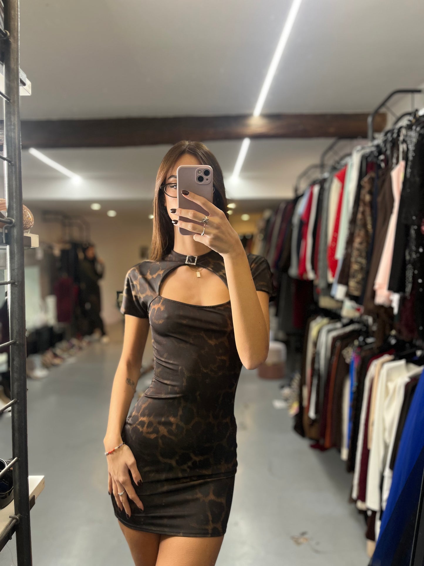 Abito leopard