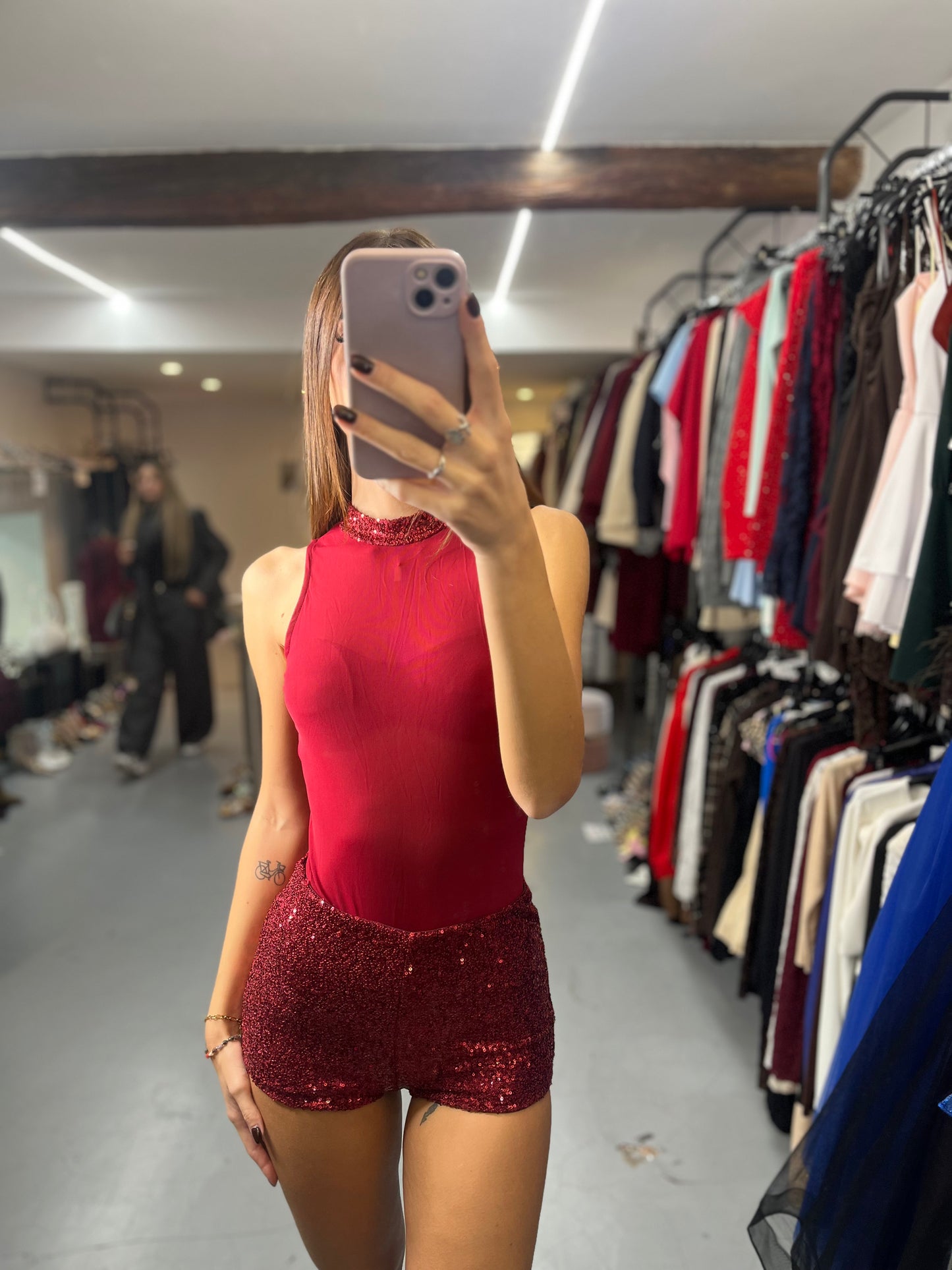 Completo body e pantaloncini