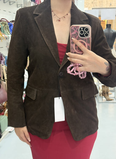 Giacca in camoscio